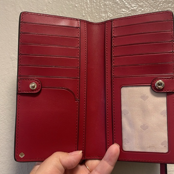 Kate Spade bifold wallet red - Picture 5 of 5